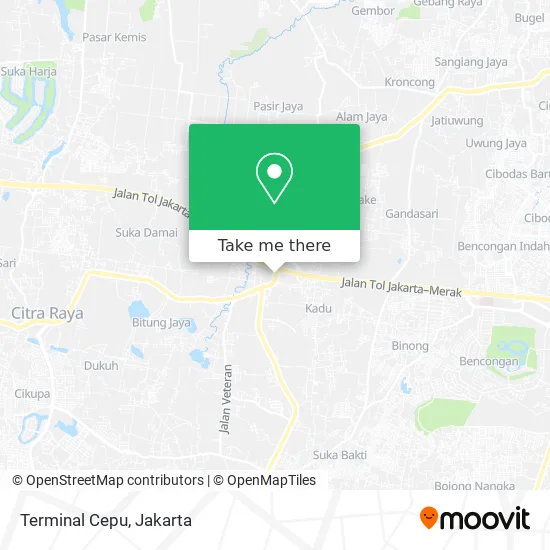 Terminal Cepu map
