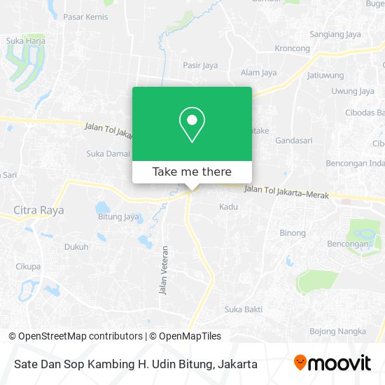 Sate Dan Sop Kambing H. Udin Bitung map