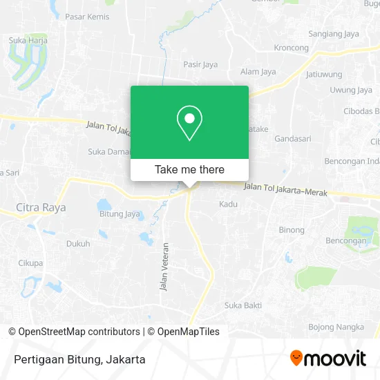 Pertigaan Bitung map