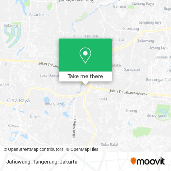 Jatiuwung, Tangerang map