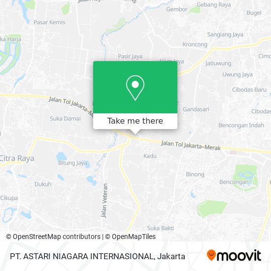PT. ASTARI NIAGARA INTERNASIONAL map