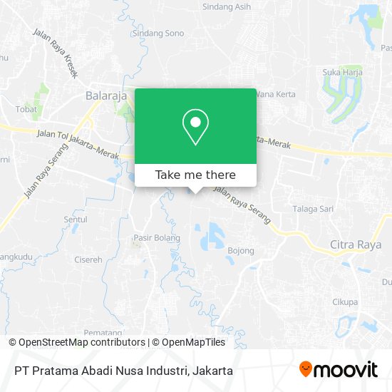 PT Pratama Abadi Nusa Industri map