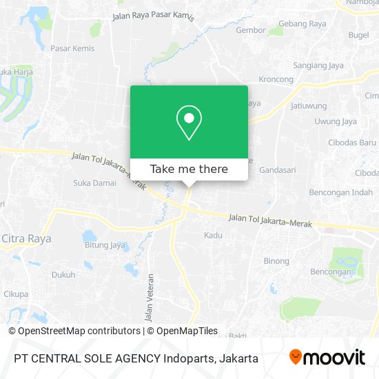 PT CENTRAL SOLE AGENCY Indoparts map