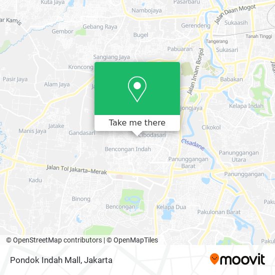 Pondok Indah Mall map