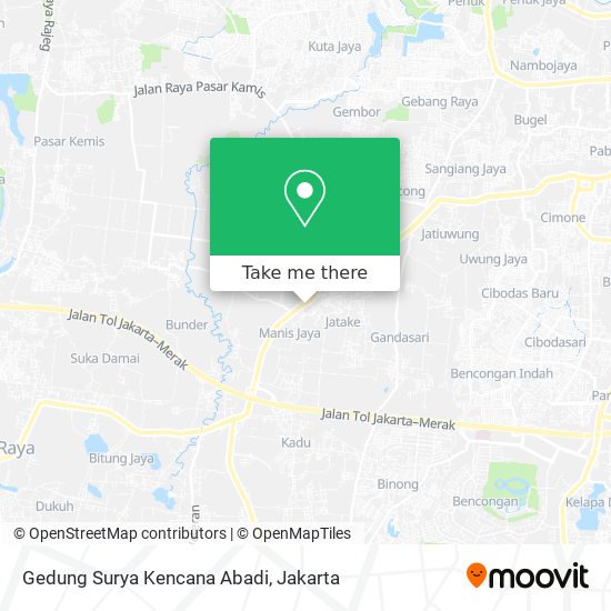Gedung Surya Kencana Abadi map