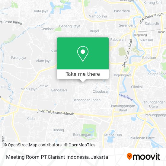 Meeting Room PT.Clariant Indonesia map