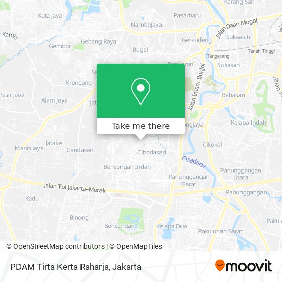 PDAM Tirta Kerta Raharja map