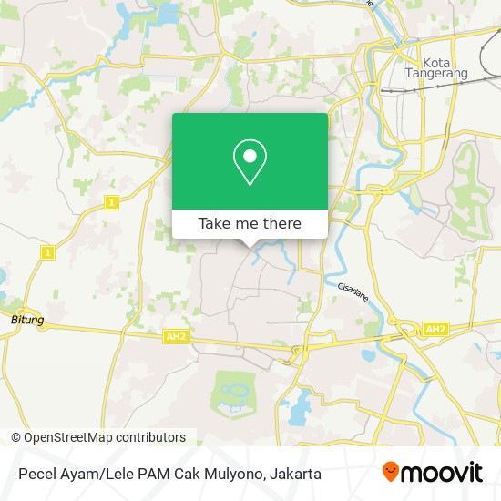 Pecel Ayam / Lele PAM Cak Mulyono map