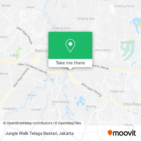 Jungle Walk Telaga Bestari map