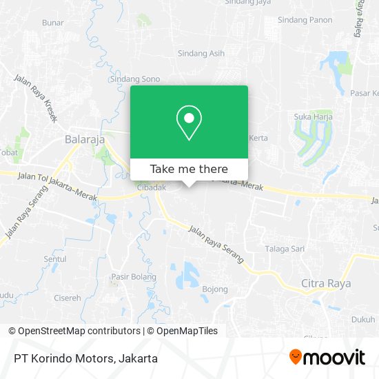 PT Korindo Motors map
