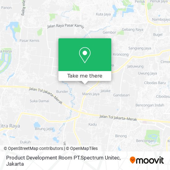 Product Development Room PT.Spectrum Unitec map