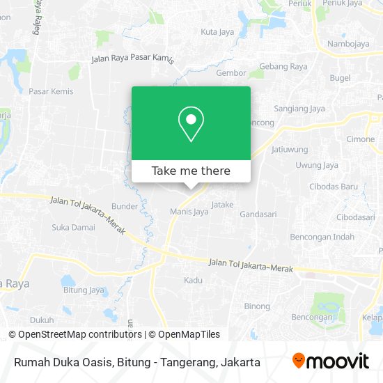 Rumah Duka Oasis, Bitung - Tangerang map