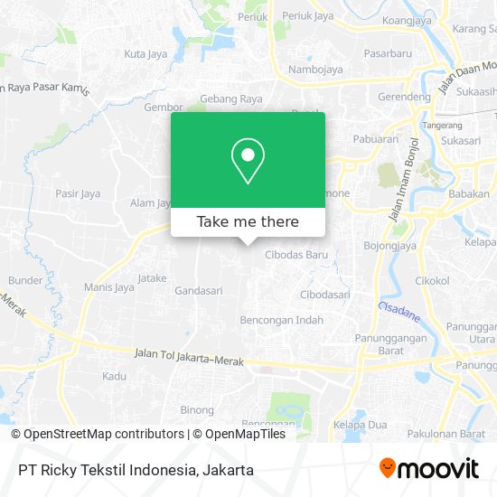 PT Ricky Tekstil Indonesia map