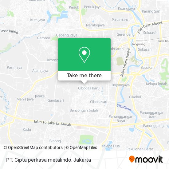 PT. Cipta perkasa metalindo map