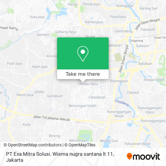 PT Exa Mitra Solusi. Wisma nugra santana lt 11 map