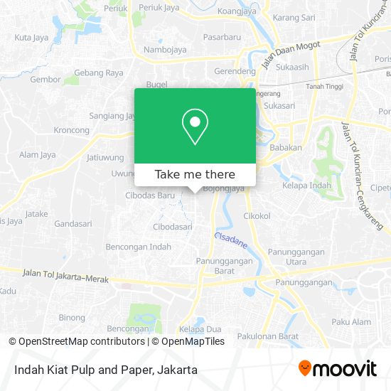 Indah Kiat Pulp and Paper map