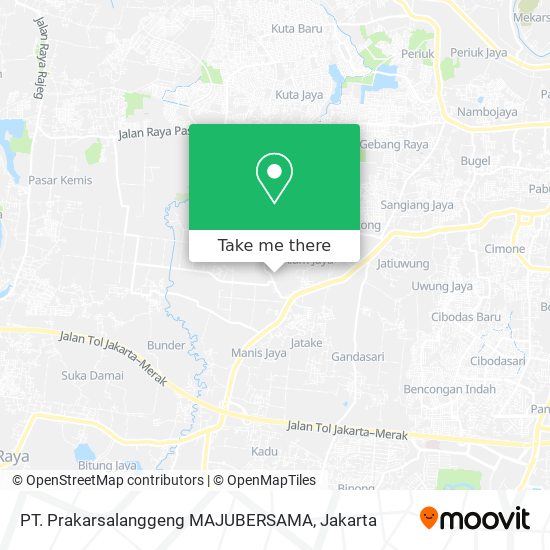 PT. Prakarsalanggeng MAJUBERSAMA map