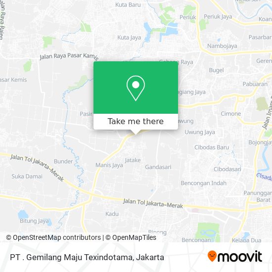PT . Gemilang Maju Texindotama map