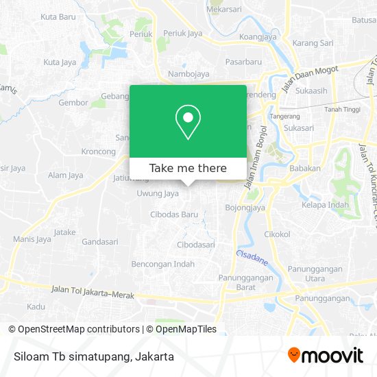 Siloam Tb simatupang map