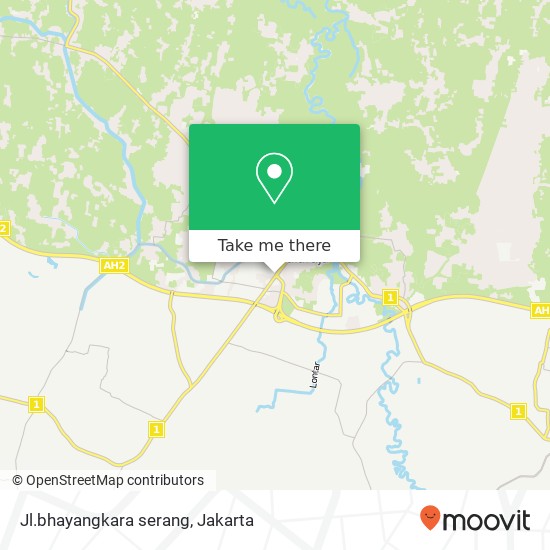 Jl.bhayangkara serang map