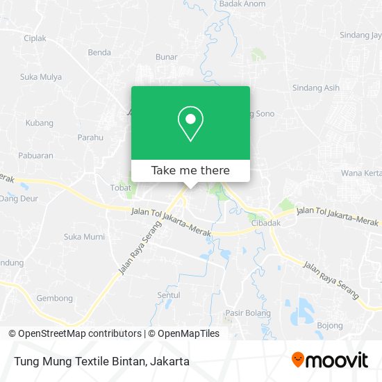 Tung Mung Textile Bintan map