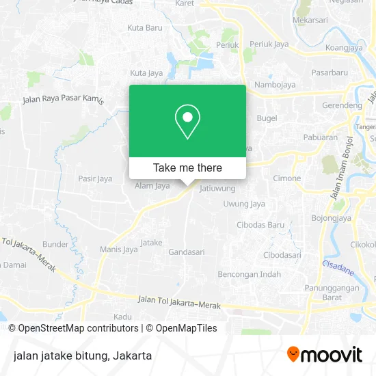 jalan jatake bitung map