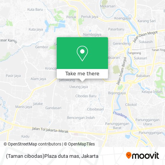(Taman cibodas)Plaza duta mas map