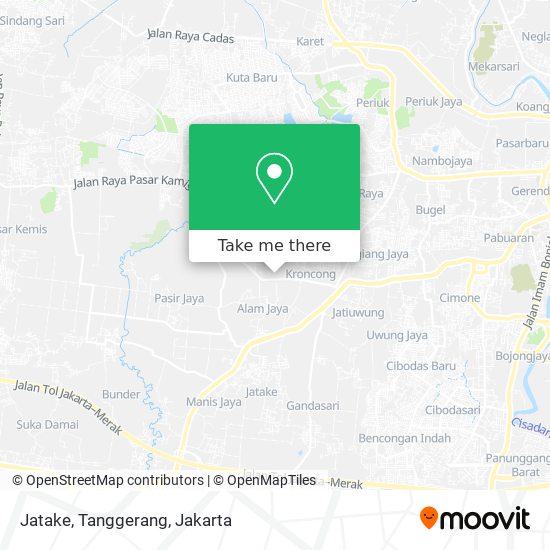 Jatake, Tanggerang map
