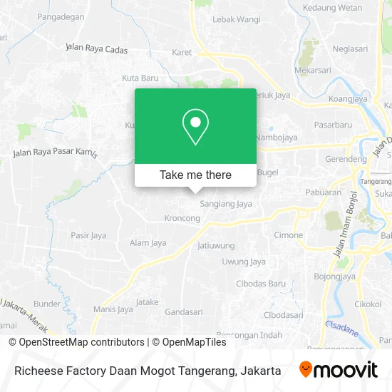 Richeese Factory Daan Mogot Tangerang map