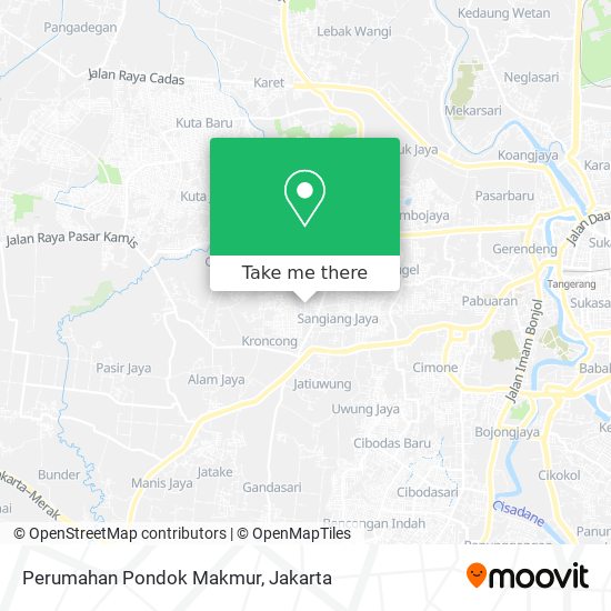 Perumahan Pondok Makmur map