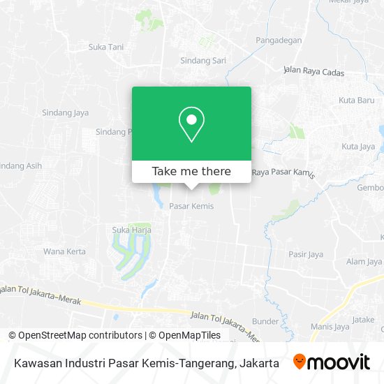 Kawasan Industri Pasar Kemis-Tangerang map