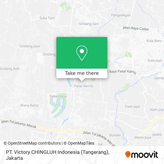 PT. Victory CHINGLUH Indonesia (Tangerang) map