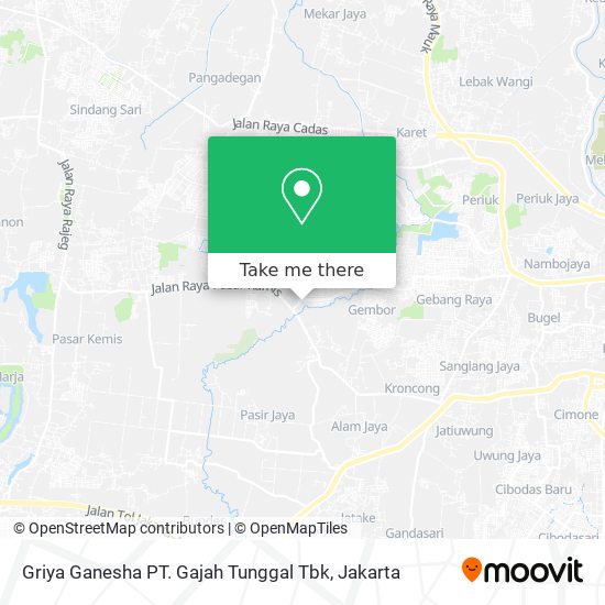 Griya Ganesha PT. Gajah Tunggal Tbk map