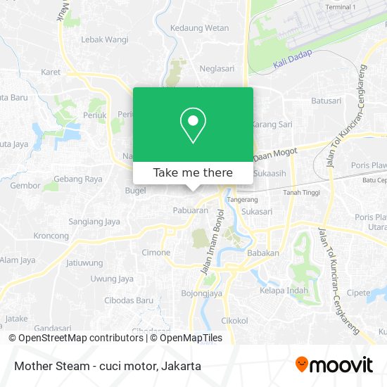 Mother Steam - cuci motor map