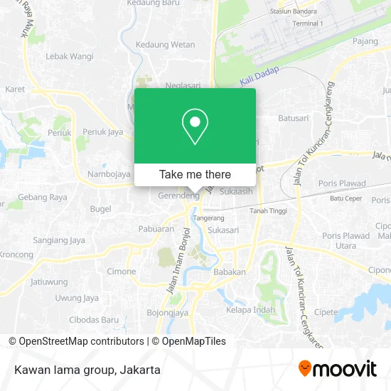 Kawan lama group map
