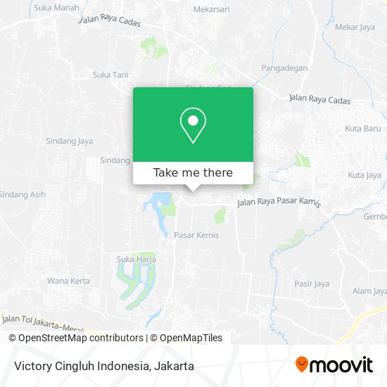 Victory Cingluh Indonesia map