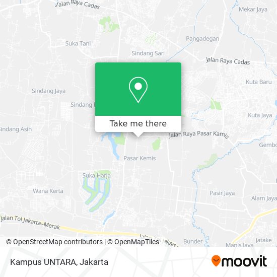 Kampus UNTARA map