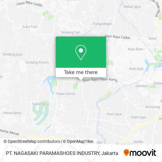 PT. NAGASAKI PARAMASHOES INDUSTRY map