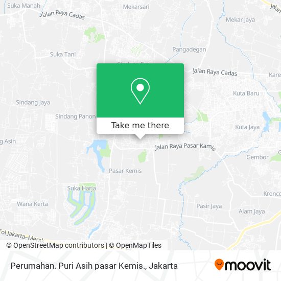 Perumahan. Puri Asih pasar Kemis. map