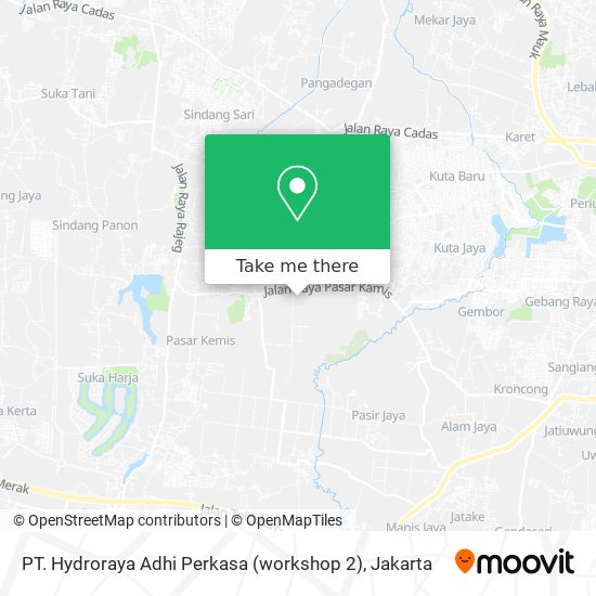PT. Hydroraya Adhi Perkasa (workshop 2) map