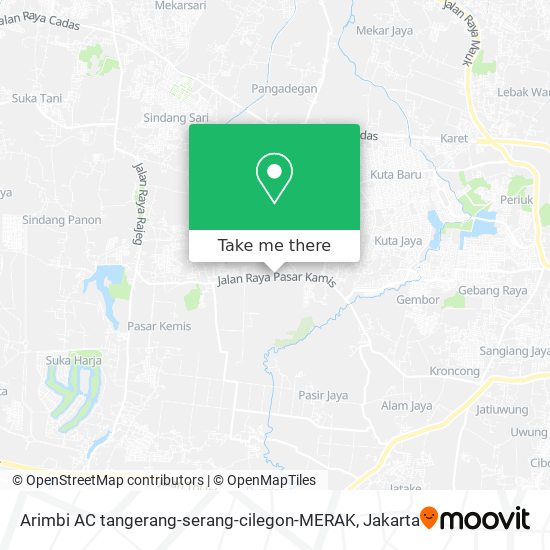 Arimbi AC tangerang-serang-cilegon-MERAK map