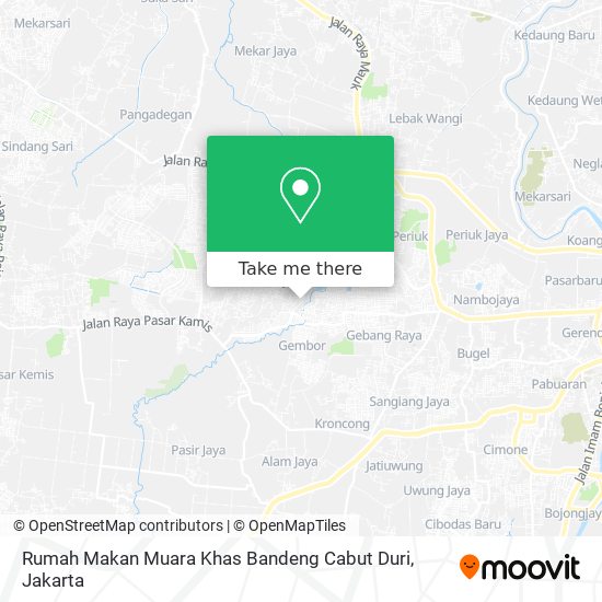 Rumah Makan Muara Khas Bandeng Cabut Duri map