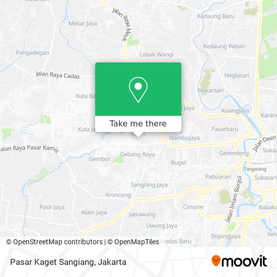 Pasar   Kaget   Sangiang map