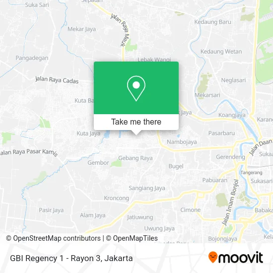 GBI Regency 1 - Rayon 3 map