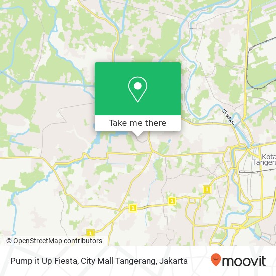 Pump it Up Fiesta, City Mall Tangerang map