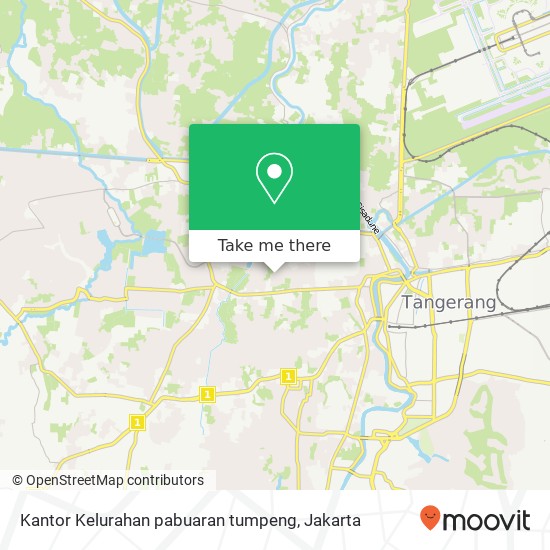 Kantor Kelurahan pabuaran tumpeng map