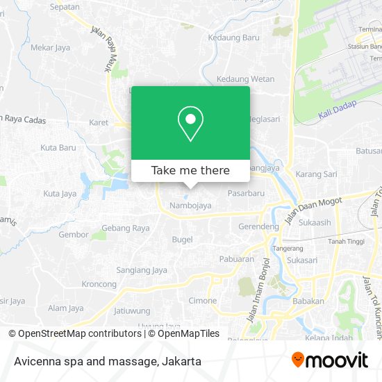 Avicenna spa and massage map