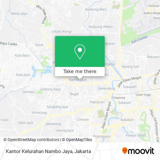 Kantor Kelurahan Nambo Jaya map