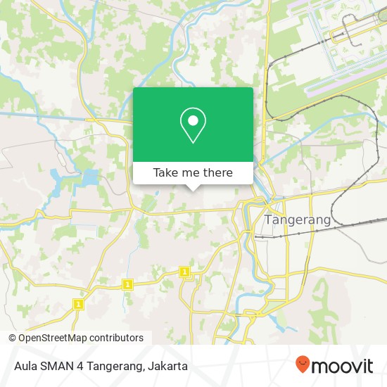 Aula SMAN 4 Tangerang map