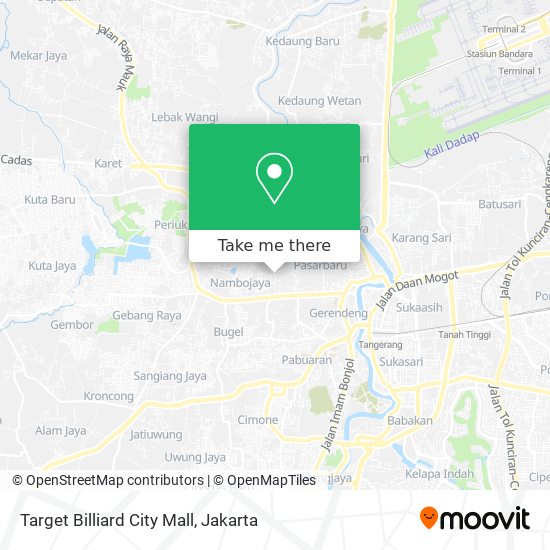 Target Billiard City Mall map